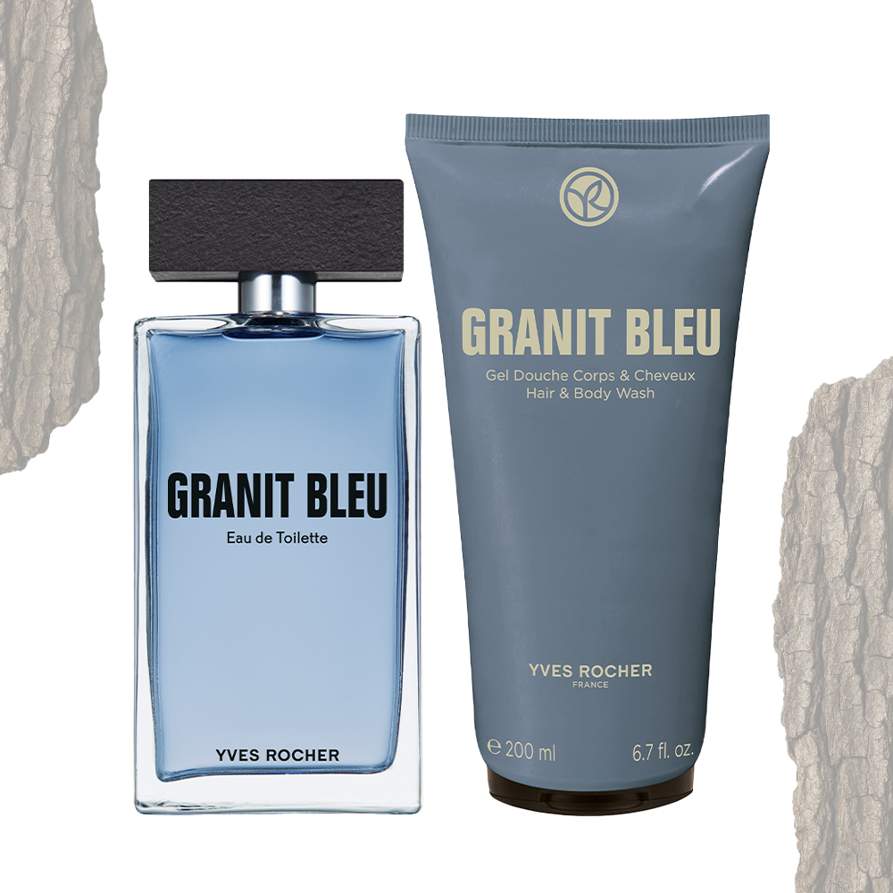Туалетная вода «Granit Bleu» и Шампунь-гель для душа «Granit Bleu»